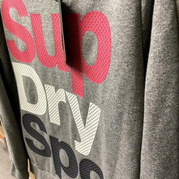 BNWT SuperDry Japan Sweat Shirt Gray - Picture 1 of 8